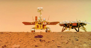 Китайский марсоход Zhurong обнаружил относительно свежие следы жидкой воды на Марсе