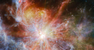 Джеймс Уэбб сделал впечатляющую фотографию туманности N79, которая поможет раскрыть тайны звездообразования