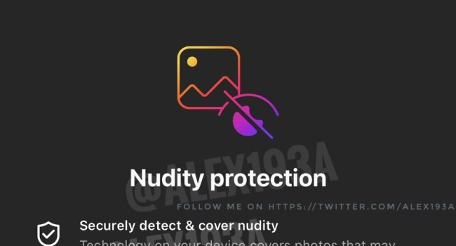 Instagram intends to introduce nudity protection technology in messages