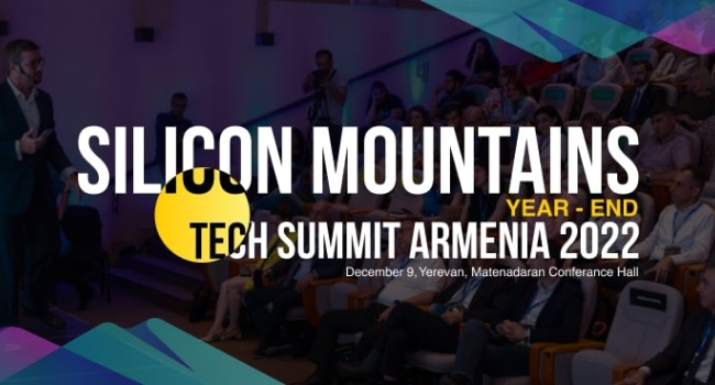Դեկտեմբերի 9-ին Երեւանում կկայանա SILICON MOUNTAINS 2022 տարեվերջյան միջազգային տեխնոլոգիական գագաթնաժողովը