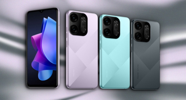 Spark Go 2023: Tecno представила дешевый смартфон с 6,56-дюймовым экраном и внушительным аккумулятором