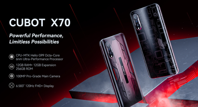 Cubot X70 заставит «переосмыслить границы инноваций»: Новый смартфон можно получить и бесплатно