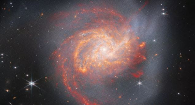 James Webb shows the striking result of the collision of 2 galaxies 500 million years ago