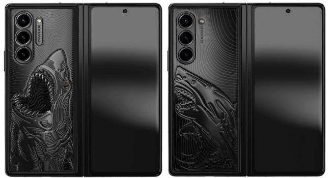 Титановые версии Samsung Galaxy Z Fold5 с акулами от Caviar будут стоить 10 000 долларов (фото)