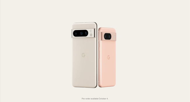 Google Pixel 8, Pixel 8 Pro shown for first time in official video