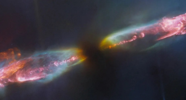 Stunning image from James Webb: A young star blasting supersonic jest