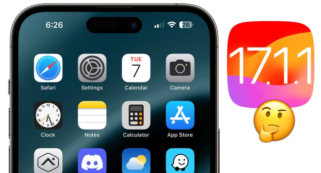 iOS 17.1.1 has new bug that could paralyze iPhones