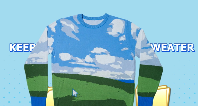 Microsoft releases Christmas sweater: This year it's dedicated to Windows XP