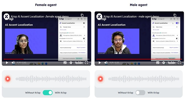 AI Accent Localization. Krisp-ը ներկայացնում է նոր պրոդուկտ, որը թույլ է տալիս հնդկական ակցենտը ամերիկյանի վերածել