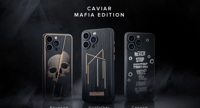 Mafia Edition: Caviar представила iPhone в мафиозной тематике