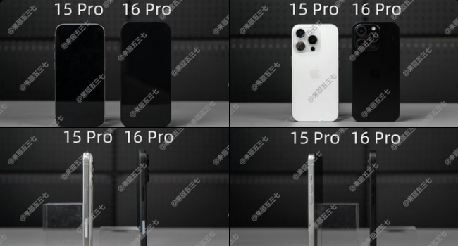 iPhone 16 Pro показали на фото: Как он выглядит в сравнении с прошлогодней моделью? (фото)