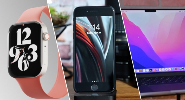 Apple обновит дизайн iPhone, MacBook Pro и Apple Watch: Устройства станут еще тоньше