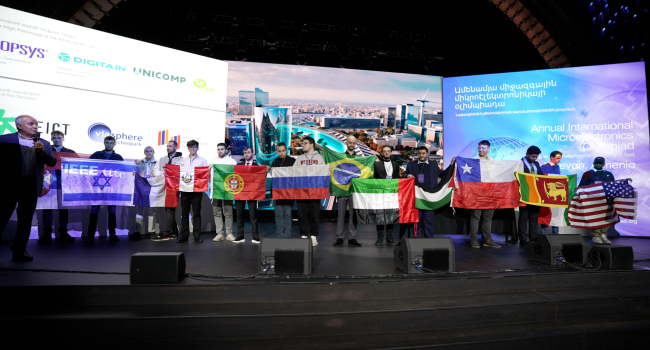 Միկրոէլեկտրոնիկայի միջազգային օլիմպիադայում Հայաստանը գրավեց երրորդ տեղը