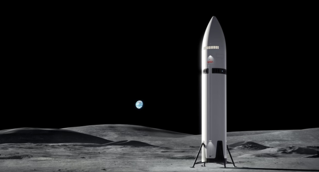 Опубликованы фотографии ракеты Starship HLS, которая доставит американцев на Луну