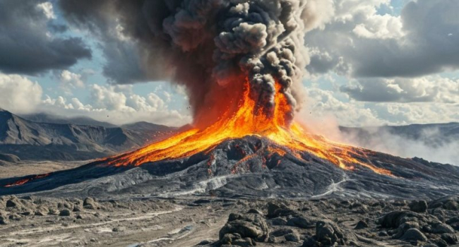 К каким последствием принесло суперизвержение вулкана 80 000 лет назад и может ли подобное извержение стать причиной нового ледникового периода в будущем прив?