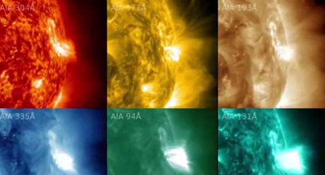 Powerful solar plasma eruption: Possible consequences for Earth