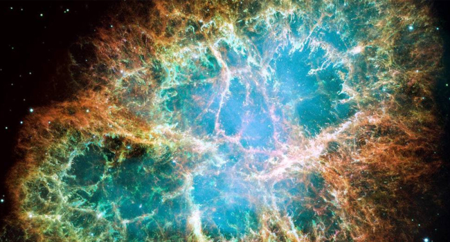 A giant bubble around a red supergiant: A mystery of the Milky Way