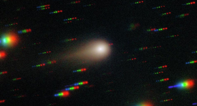 Solar flares may have accelerated a comet heading toward Earth