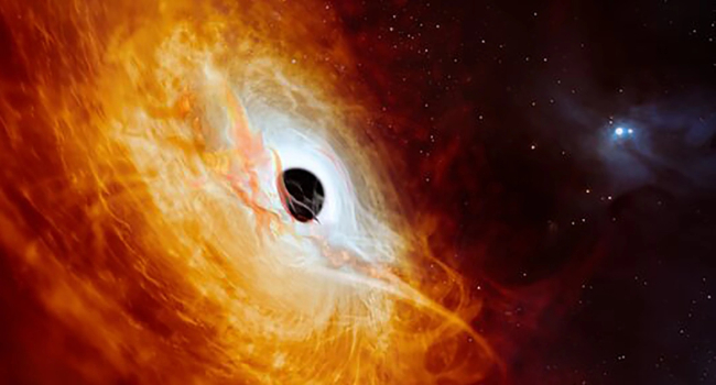 “Ultra-bright” flare from a black hole: energy equal to 400 billion Suns