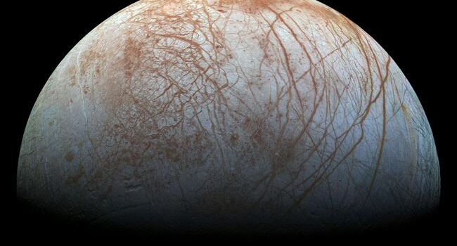 Jupiter’s icy moon Europa is likely to lack tectonic activity, which reduces its chances of hosting life