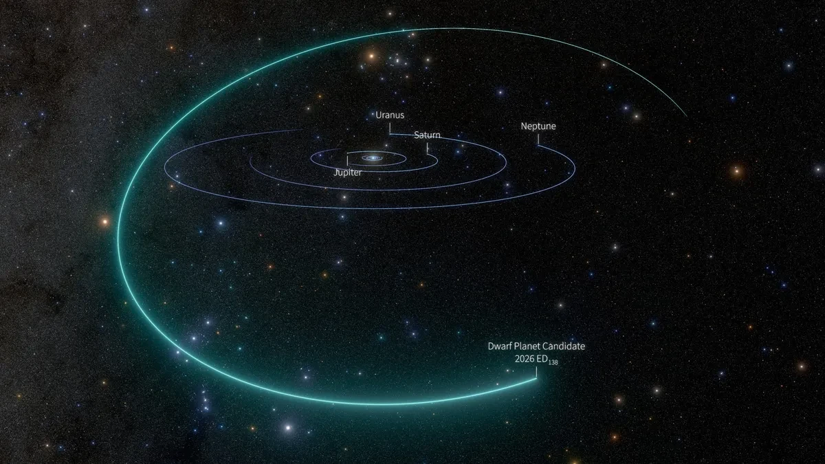Mysterious object discovered beyond Pluto's orbit could be a new dwarf planet