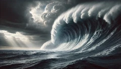 Scientists use a gravitational signal and AI for early tsunami detection