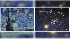 Not just a fantastic whirl of light and color: Van Gogh’s “The Starry Night” depicts the sky of July 22, 1889