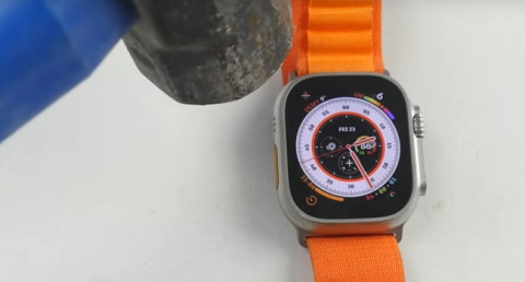 Durability level 80: Apple Watch Ultra ‘survives’ hammer blows but table below it cracks