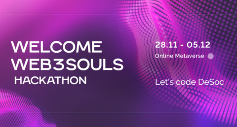 В Метавселенной пройдет хакатон Web3Souls: Три команды-победителя получат денежные призы на общую сумму 10 000 USDT