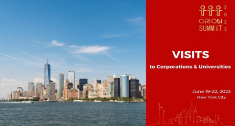 Orion Summit 2023 will include meetings and discussions at a number of prominent institutions in New York