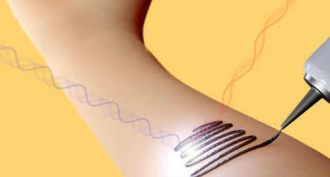 Scientists create nanotattoo that enable wireless communication without external power sources