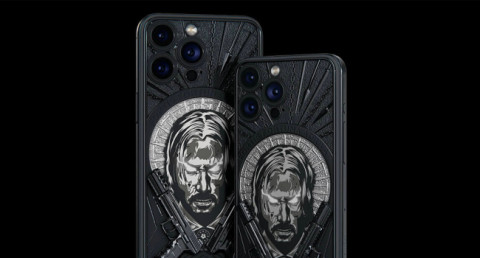 Caviar представила люксовые iPhone 15 с лицом Джона Уика: Они будут стоить 4500-6500 долларов (фото)