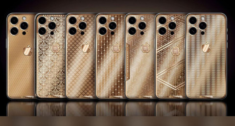 Около 55 000 долларов։ Caviar представила золотые iPhone с сотнями бриллиантов
