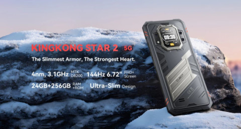 Два экрана, 24 ГБ ОЗУ, Corning Gorilla Glass: Представлен сверхпрочный Cubot KingKong Star 2