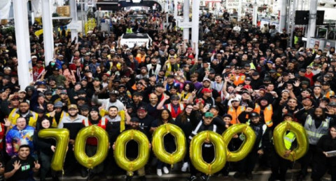 Tesla delivered its 7 millionth electric car and beat revenue forecasts for the quarter
