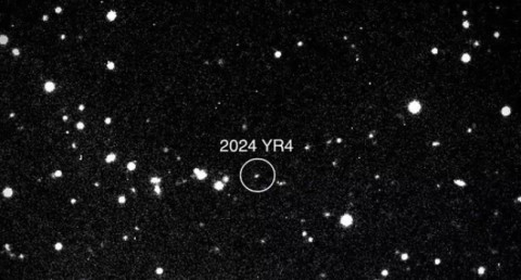 NASA повысило вероятность столкновения астероида 2024 YR4 с Луной до 3,8%