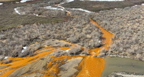 Alaska’s Pristine Rivers Turn Toxic Orange as Permafrost Thaws