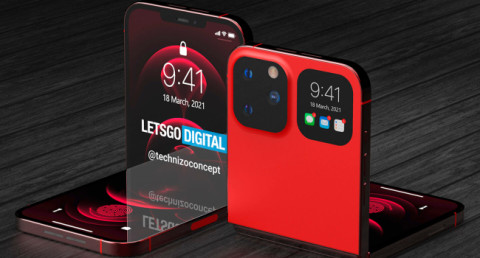 When could Apple release a compact flip-style foldable iPhone?