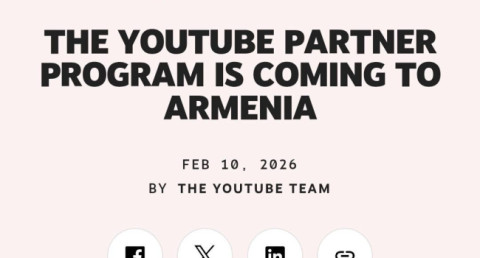 Long-awaited news: YouTube monetization to launch in Armenia