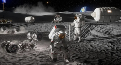 NASA-ի լուսնային բազան կզբաղեցնի հարյուրավոր քառակուսի կիլոմետրեր և կպարեկվի ցատկող դրոններով