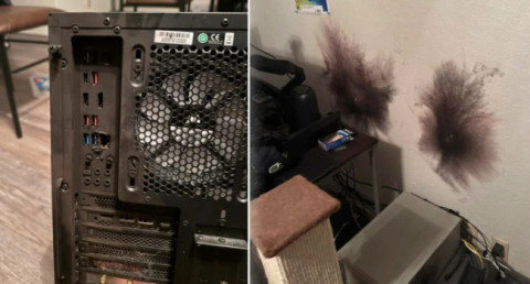 Lightning strike via internet modem: User shows how gaming computer was damaged