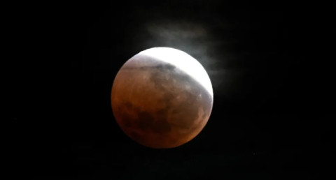 A deep partial lunar eclipse on 27–28 August: an almost total "Blood Moon"