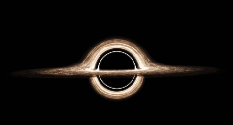 What would a person see if they fell into a black hole?