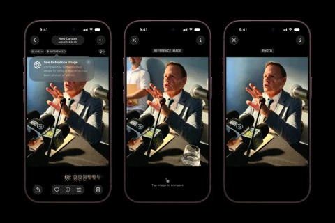 Apple unveils Reference Image, a feature for verifying photo authenticity on the iPhone 18 Pro