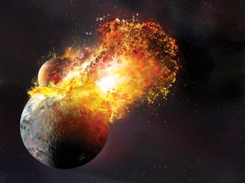 James Webb showed what happens when planets collide in young star systems