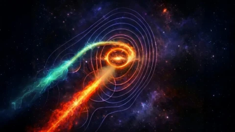 Two supermassive black holes could collide in as little as 100 years