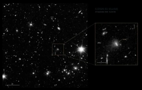 Telescope studying dark matter discovers previously unknown comet