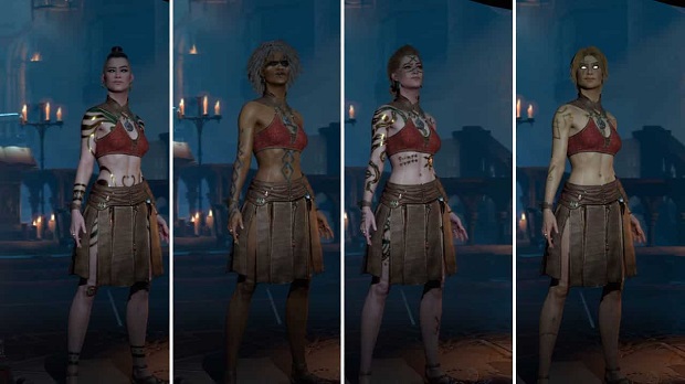 Diablo IV character customisation