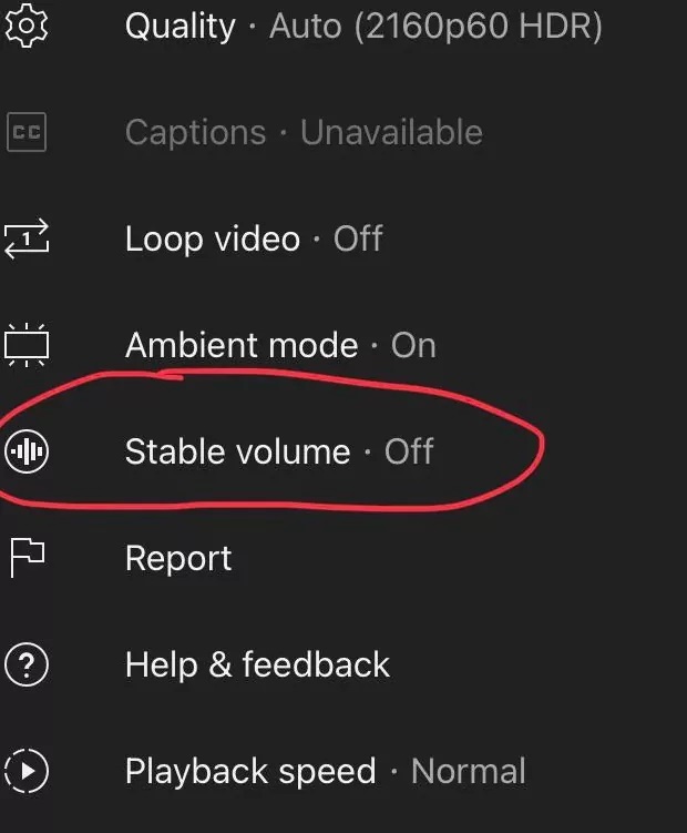 Stable-Volume-YouTube-app