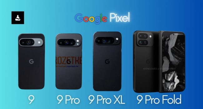 Leak reveals specs and features of Google Pixel 9 smartphones